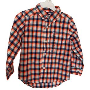 NWT The Childrens Place Button up long sleeves Shirt baby boy Sz 2T NWT